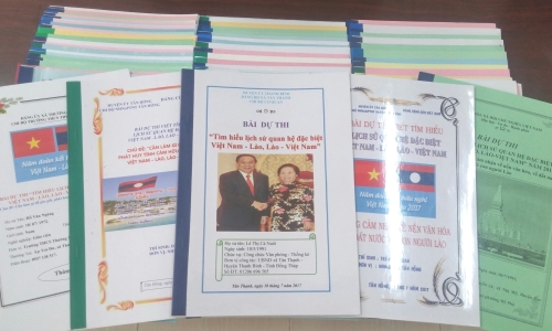 Đồng Tháp: Tích cực hưởng ứng Cuộc thi “Tìm hiểu lịch sử quan hệ đặc biệt Việt Nam - Lào, Lào - Việt Nam”